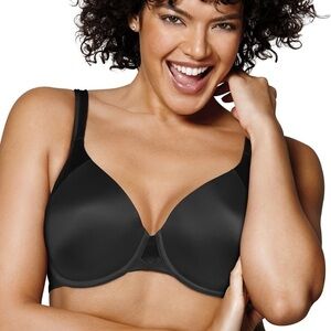 Playtex 2 Underwire Padded Strechy Black Bras Sz 38DD Bundle